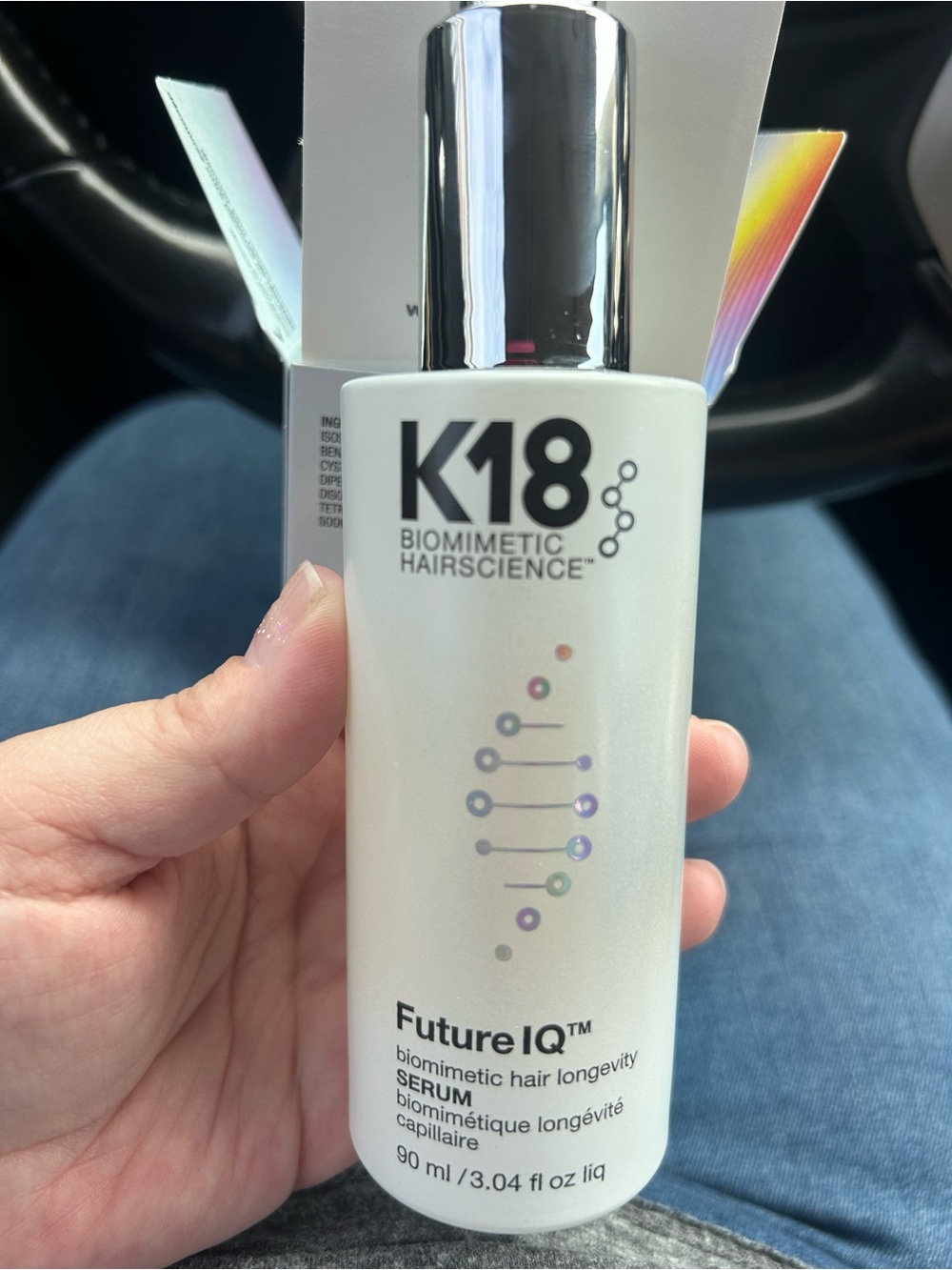 K18 Biomimetic Hairscience serum- proven to help reduce shedding & graying